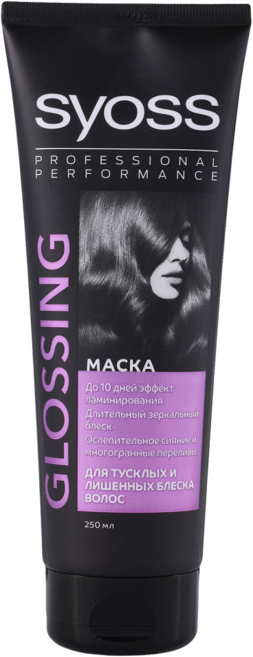 Маска для волос Syoss Glossing Эффект ламинирования 250мл