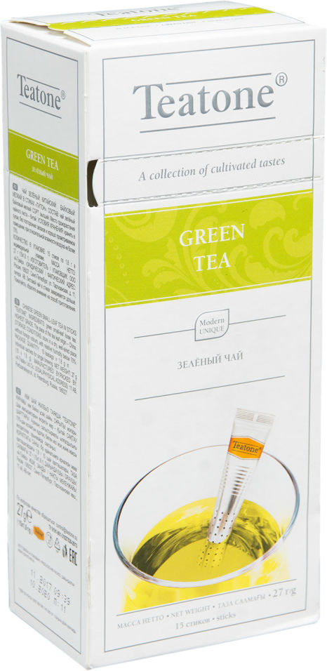 Чай зеленый Teatone 15 пак