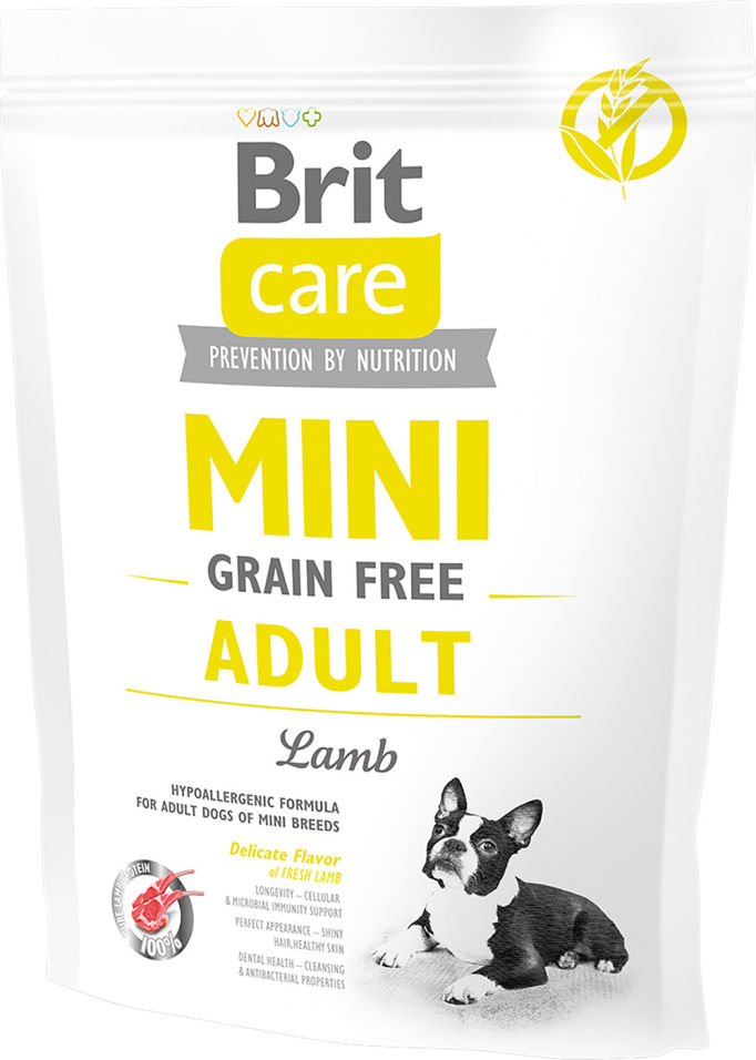 Сухой корм для собак Brit Care Ягненок для маленьких пород 400г