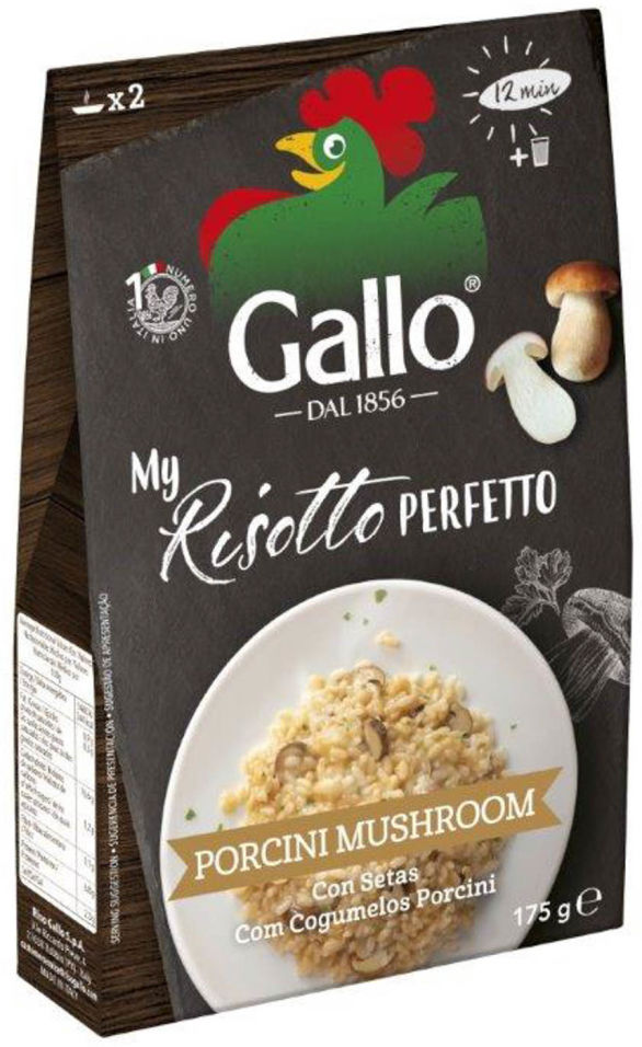 Рис Riso Gallo Ризотто с белыми грибами 175г