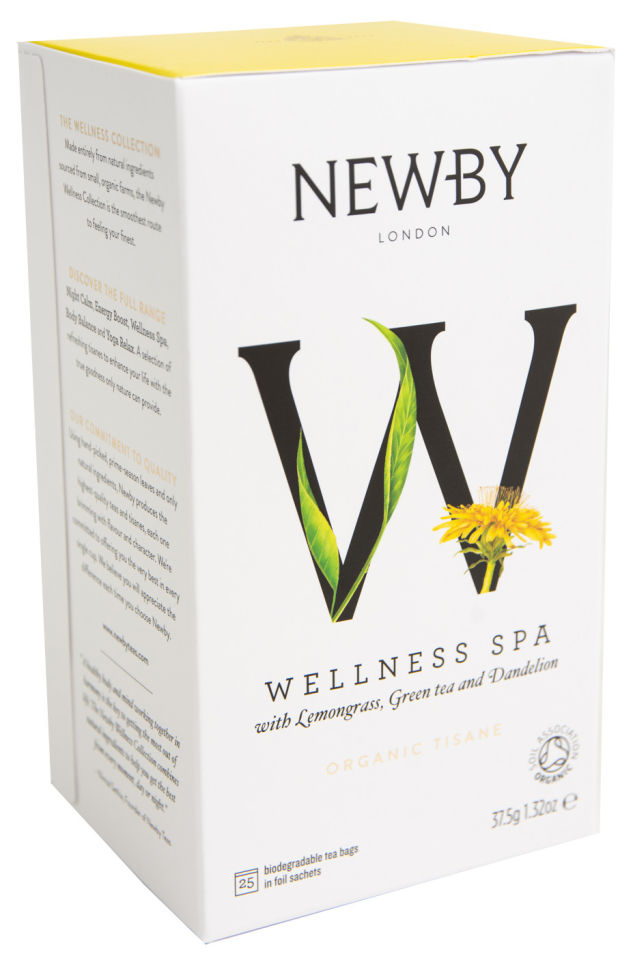 Напиток чайный Newby Велнес Спа Органик 25*1.5г