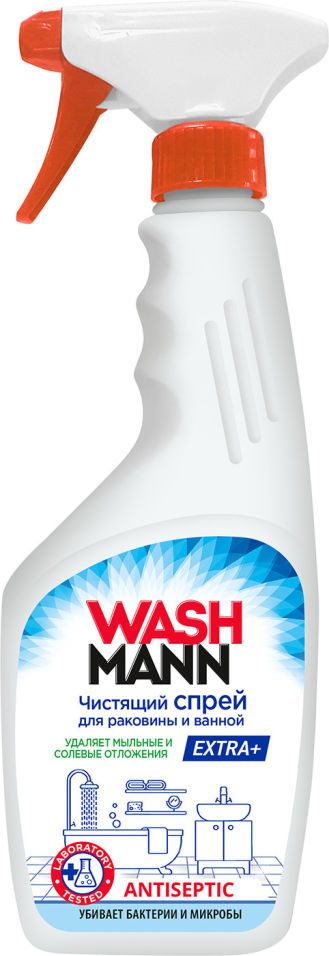Средство чистящее WashMann Extra для ванной и раковин 500г