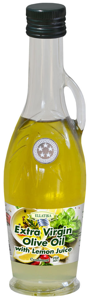 Масло оливковое Ellatika Extra Virgin с лимонным соком 250мл