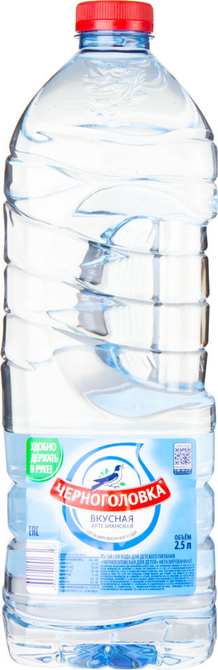 Вода Черноголовка для детского питания артезианская негазированная 2.5л (упаковка 6 шт.)
