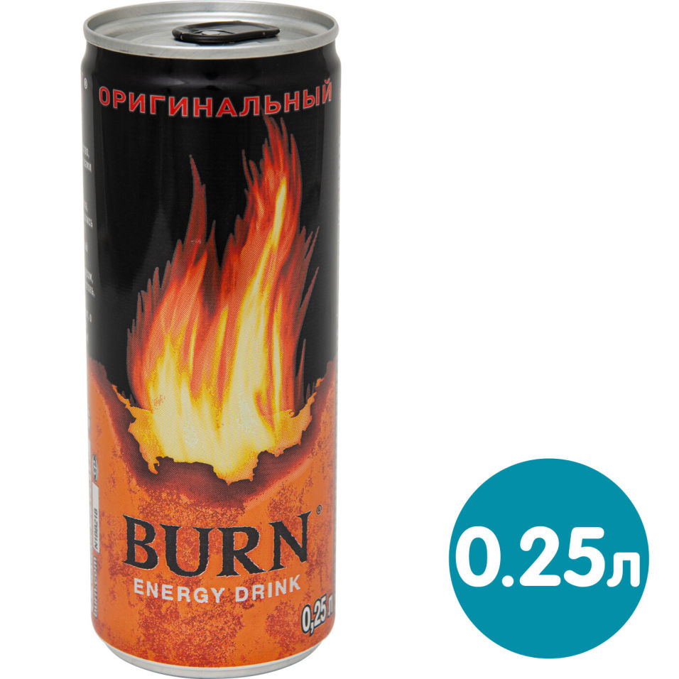 Напиток Burn энергетический Оригинальный 250мл