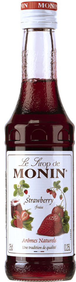 Сироп Monin Strawberry Syrup со вкусом и ароматом клубники 250мл