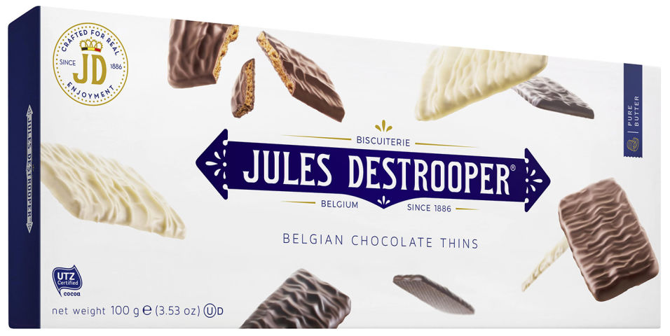 Печенье Jules Destrooper с шоколадом 100г