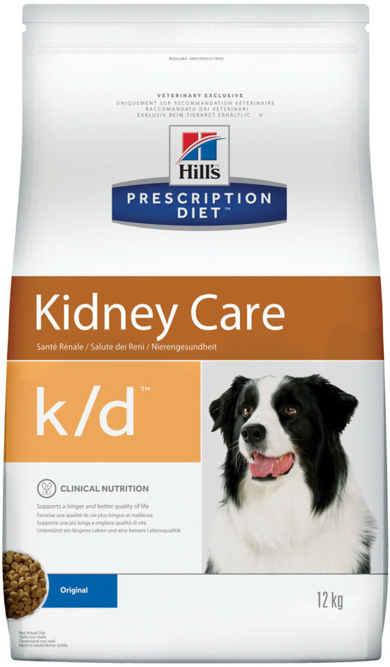 Сухой корм для собак Hills Prescription Diet при заболеваниях почек 12кг