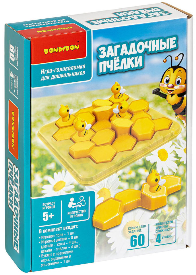 Игра-головоломка Bondibon Загадочные пчёлки