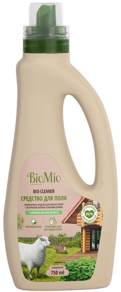 Средство чистящее BioMio Bio-Cleaner для мытья пола с маслом мелиссы 750мл