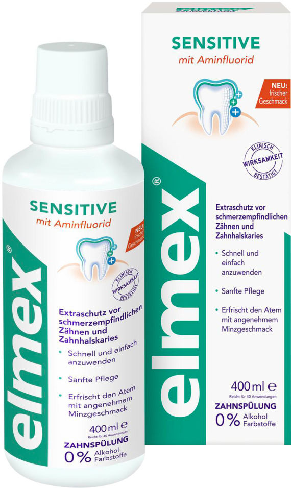Ополаскиватель для полости рта Elmex Сенситив для снижения чувствительности зубов 400мл