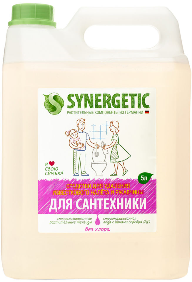 Средство для мытья сантехники Synergetic 5л