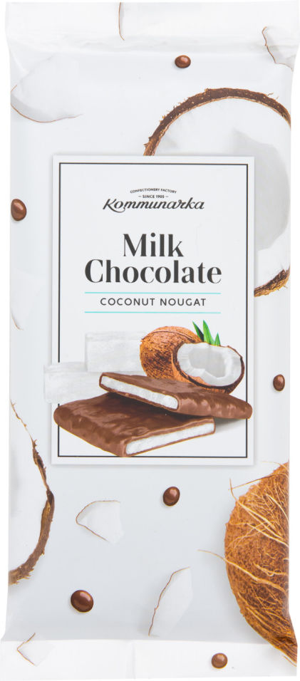 Шоколад Коммунарка Молочный с кокосовой нугой 85г
