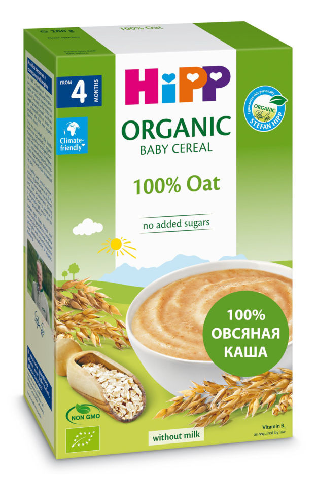 Каша HiPP Овсяная безмолочная 200г