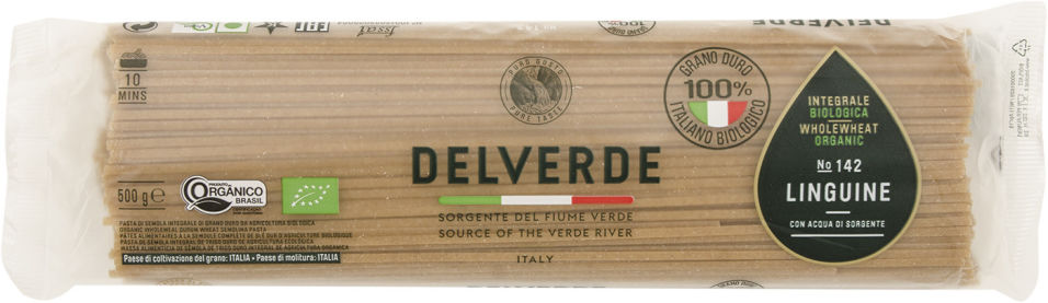Макароны Delverde Linguine Biologica №142 500г