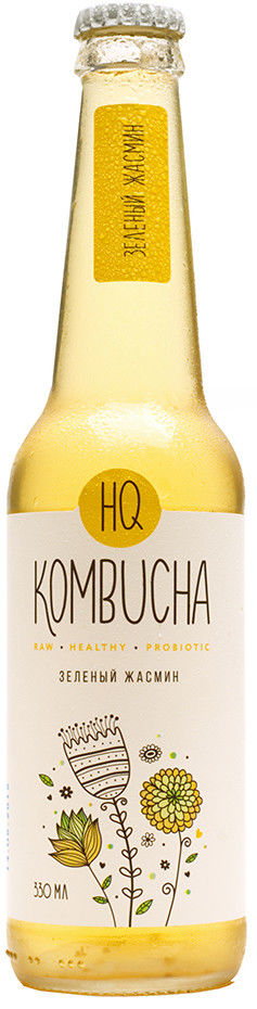 Чай зеленый HQ Kombucha Жасмин 330мл