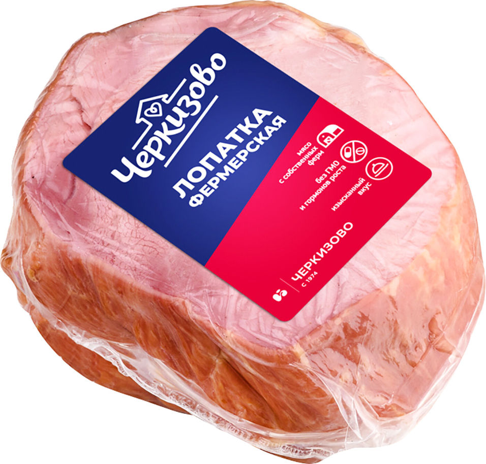 Лопатка Черкизово Фермерская копчено-вареная из свинины 0.4-0.5кг
