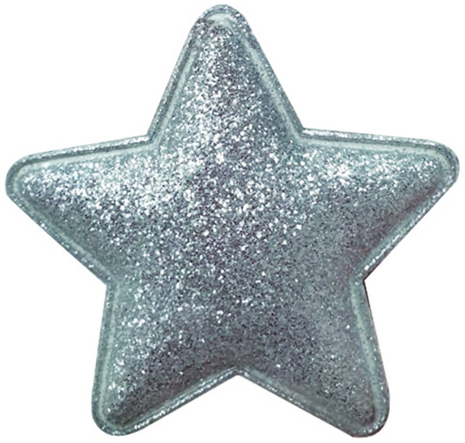 Украшение декоративное Magic Pack  Серебристая мягкая звезда