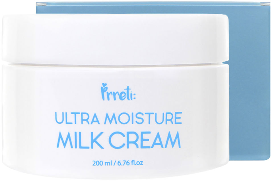 Крем для лица Prreti Milk с козьим молоком и маслом Ши 200мл