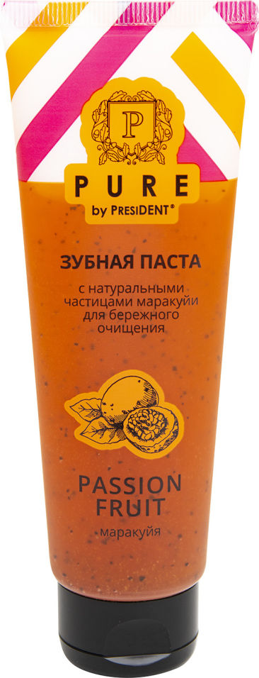 Зубная паста Pure by PresiDENT Маракуйя 100г