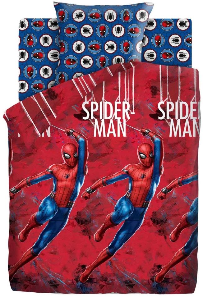 Комплект постельного белья Непоседа Человек Паук Супер-герой 1.5-спальный наволочка 70*70см