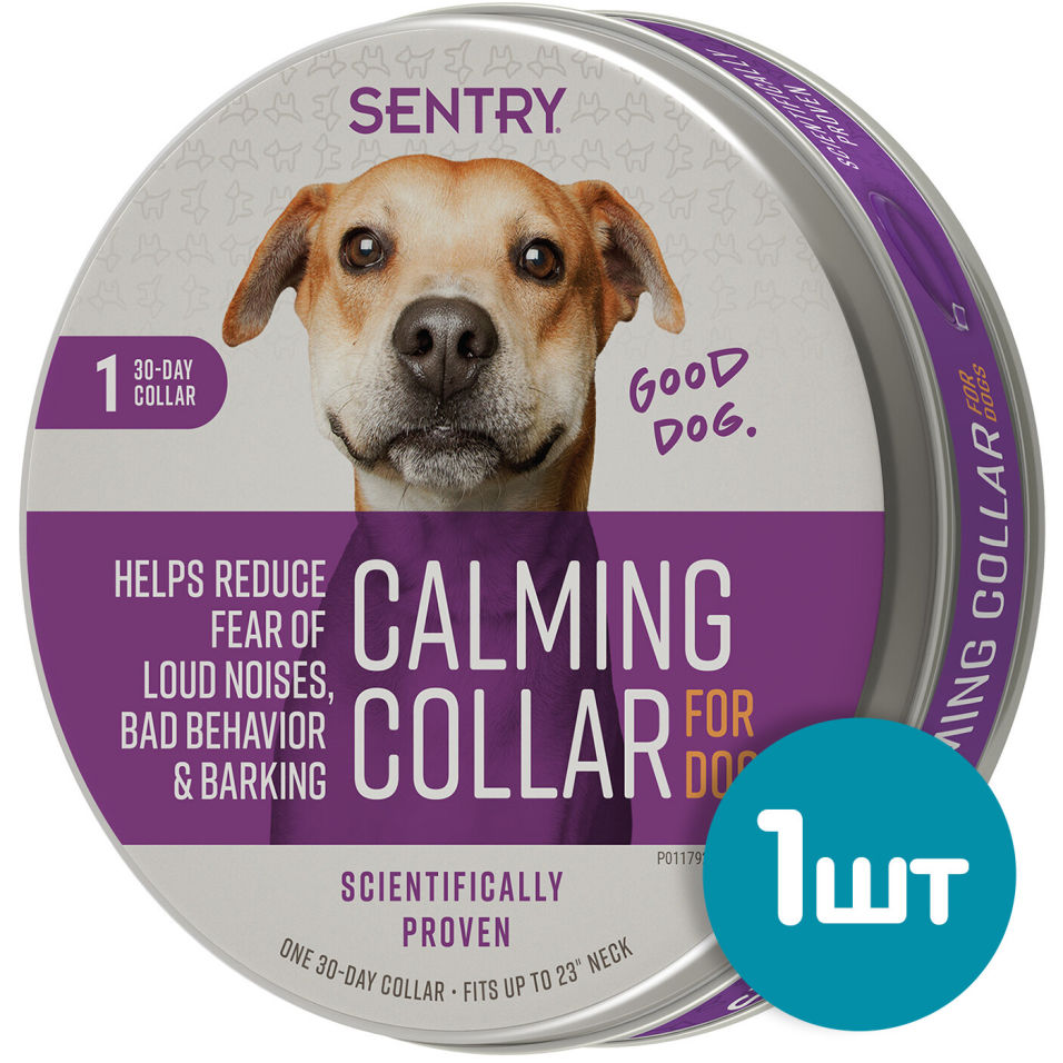 Ошейник для собак Sentry Calming Collar успокаивающий с феромонами 1шт Ошейник для собак Sentry Calming Collar успокаивающий с феромонами 1шт