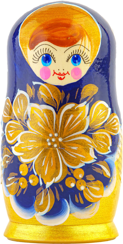 Мед Сердце Алтая Гречишный луговой и Альпийский в матрешке Хохлома 56г