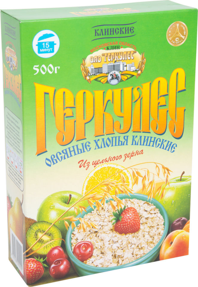 Хлопья Клинские Овсяные 500г