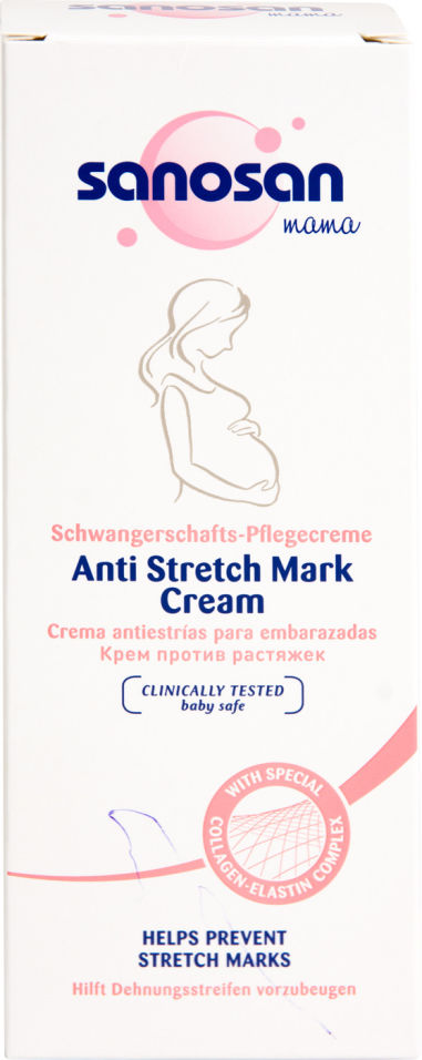 Крем для тела Sanosan против растяжек 200мл