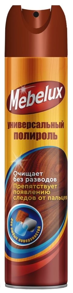 Полироль для мебели Mebelux для любых поверхностей 300мл 238₽