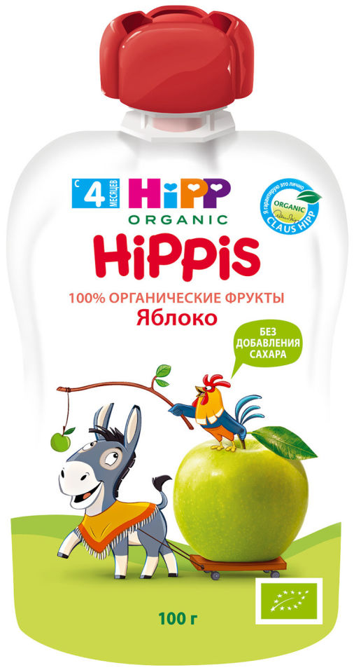 Пюре HiPP Hippis Яблоко 100г