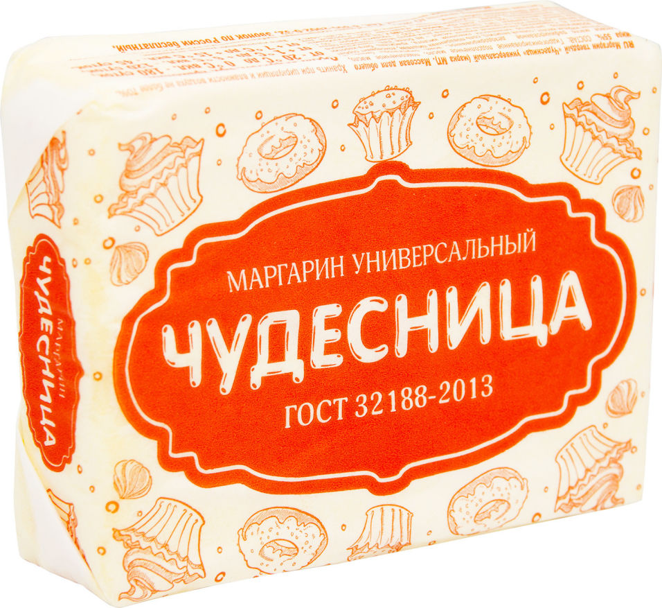 Маргарин Чудесница универсальный 55% 180г