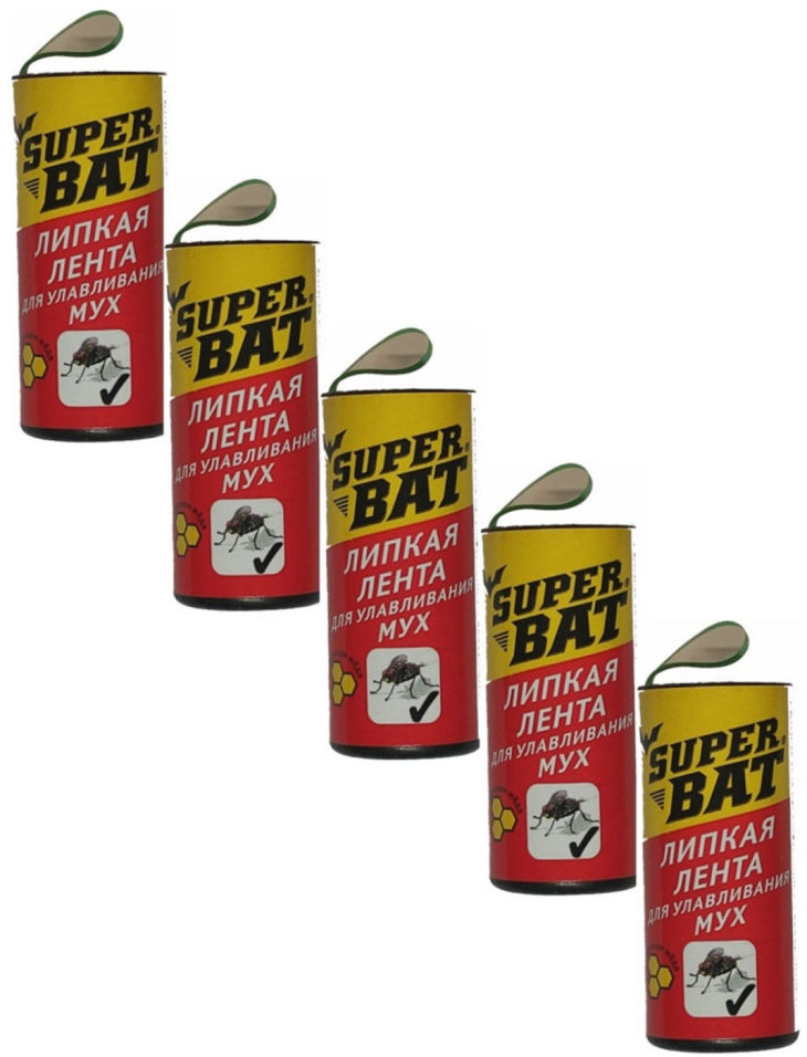 Набор липких лент SuperBAT Мухоловка 5шт