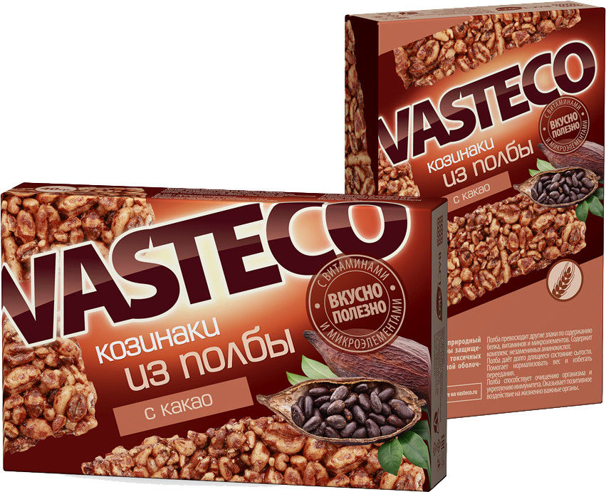 Козинаки Вастэко из полбы с какао 40г