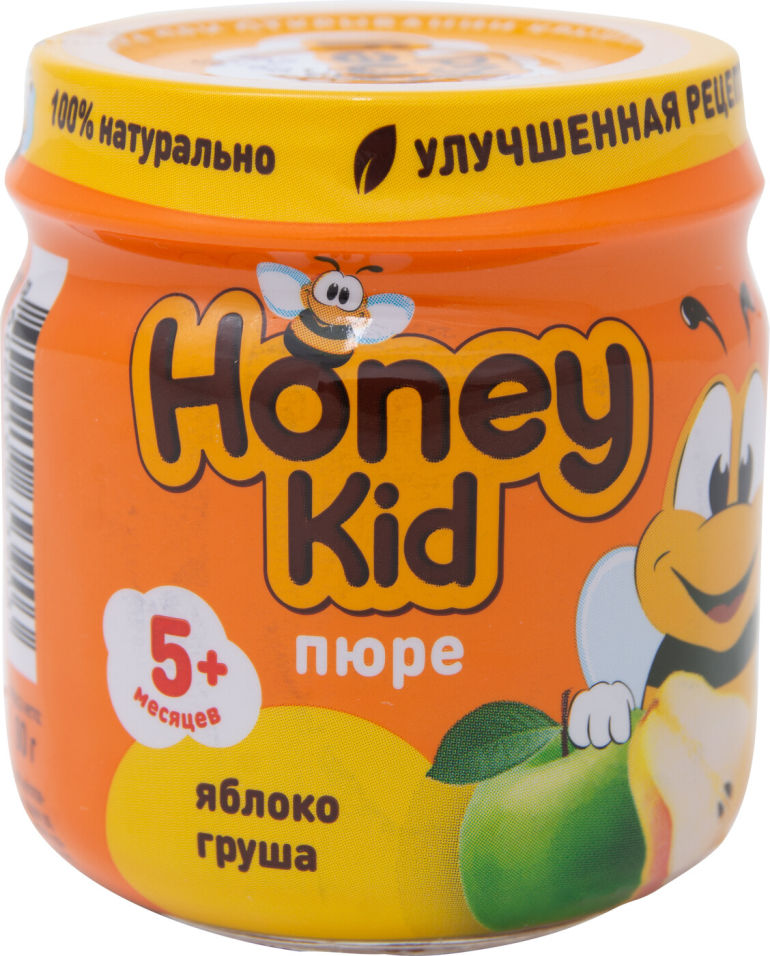 Пюре Honey Kid Яблоко Груша 80г