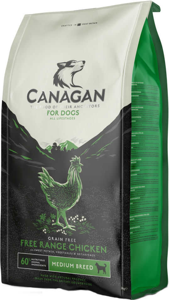 Сухой корм для собак Canagan Free-Run Chicken для всех пород Цыпленок 2кг Сухой корм для собак Canagan Free-Run Chicken для всех пород Цыпленок 2кг