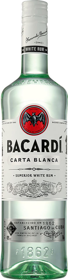 Отзывы о Роме Bacardi Carta Blanca белом 40% 0.5л Отзывы о Роме Bacardi Carta Blanca белом 40% 0.5л