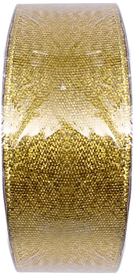 Лента новогодняя Magic Time Золотое мерцание 457*2.5*0.01см