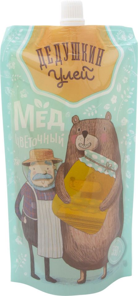 Мед Дедушкин улей Цветочный 350г