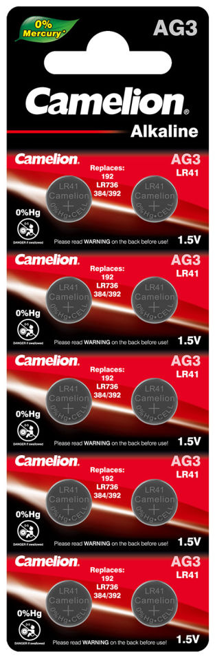 Батарейки Camelion Alkaline AG3 10шт