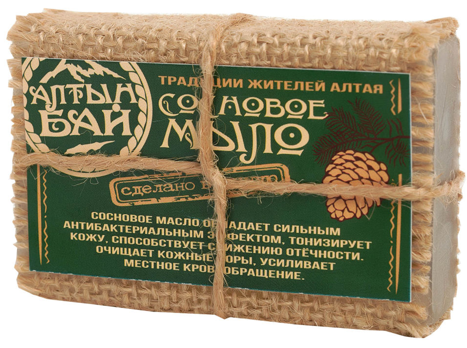 Мыло для рук и тела Алтын Бай Сосновое 80г