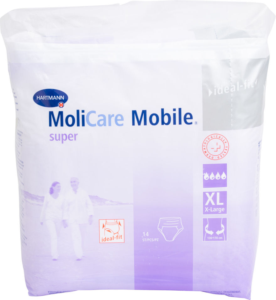 Подгузники-трусы MoliCare super для взрослых XL 14шт