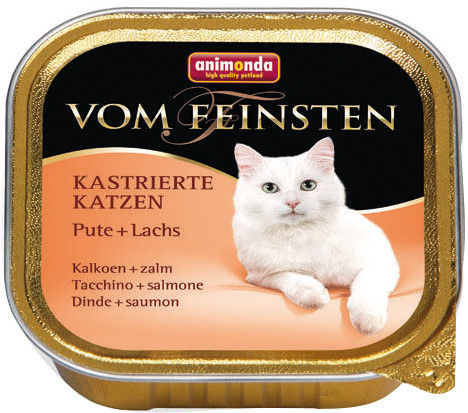 Корм для кошек Animonda Vom Feinsten Индейка лосось 100г Корм для кошек Animonda Vom Feinsten Индейка лосось 100г