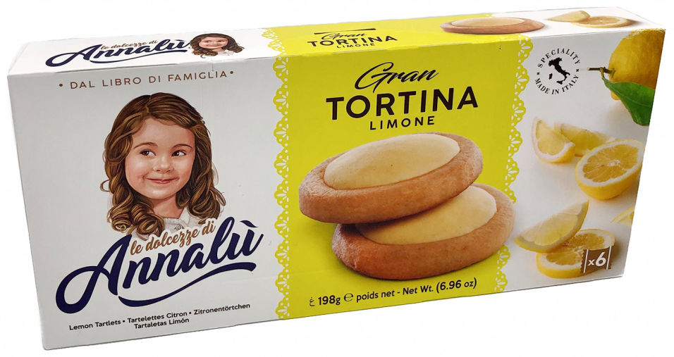 Тарталетки Annalu с лимонной начинкой 198г