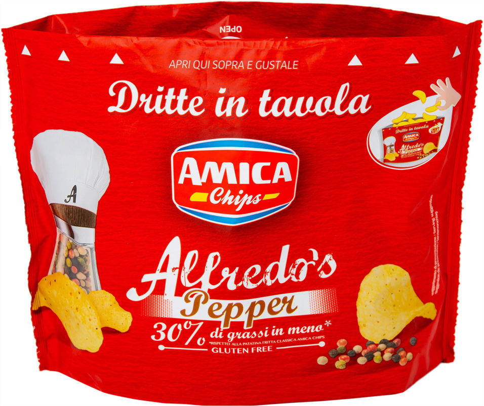 Чипсы Amica Chips Картофельные с перцем 135г