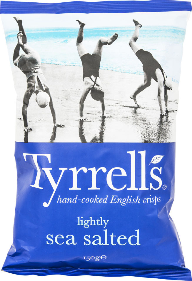 Чипсы Tyrrells слабосоленые с морской солью 150г