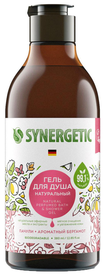 Гель для душа Synergetic Пачули и Ароматный Бергамот 380мл 309₽
