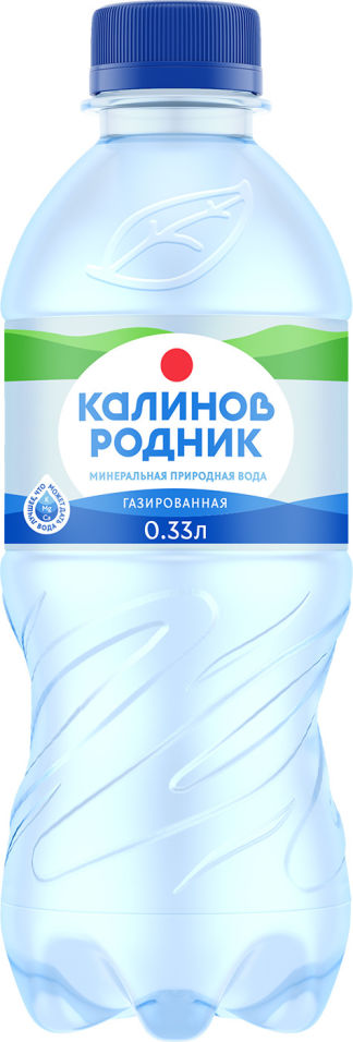 Вода питьевая Калинов Родник газированная 330мл 20₽