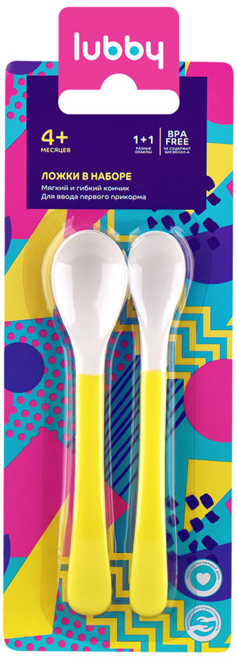 Набор ложек Lubby от 4 месяцев 296₽