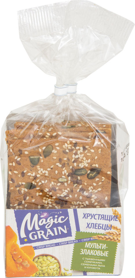 Хлебцы Magic Grain Мультизлаковые с тыквенной семечкой 160г